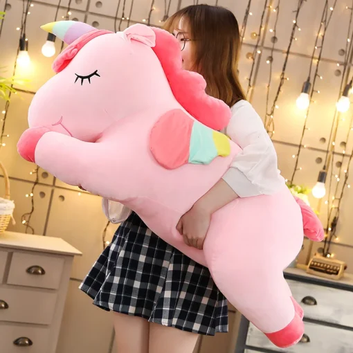 Pelucia de Unicórnio Gigante 25cm