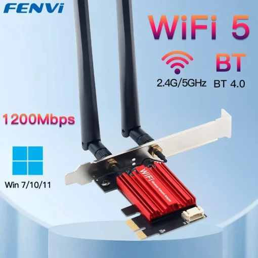 Placa de Rede WiFi FENVI PCI-E AC1200