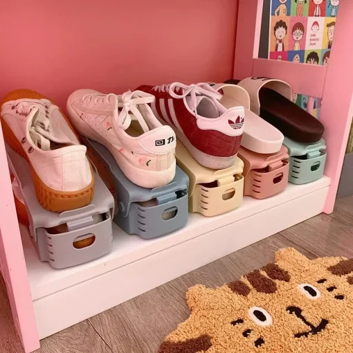 Prateleira de sapatos moderna minimalista 7 peças