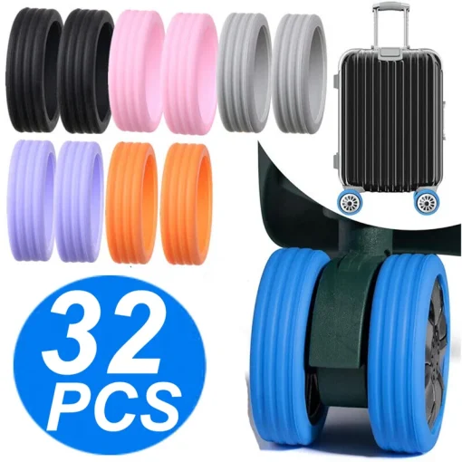 Proteção de Roda Mala Viagem Silicone 324 peças