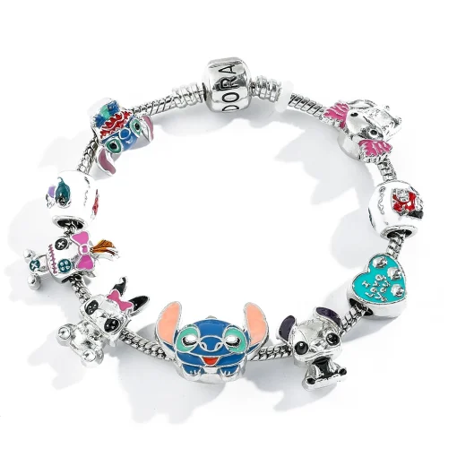 Pulseira Fofa Lilo e Stitch Anime Disney