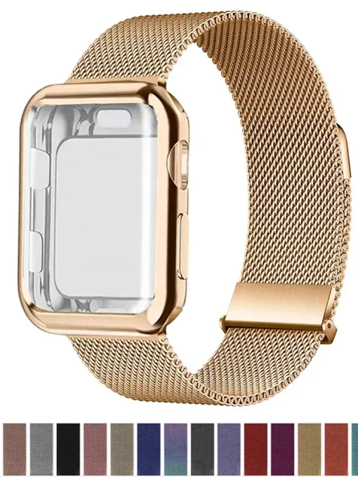 Pulseira de Malha Milanesa para Apple Watch Band 44mm