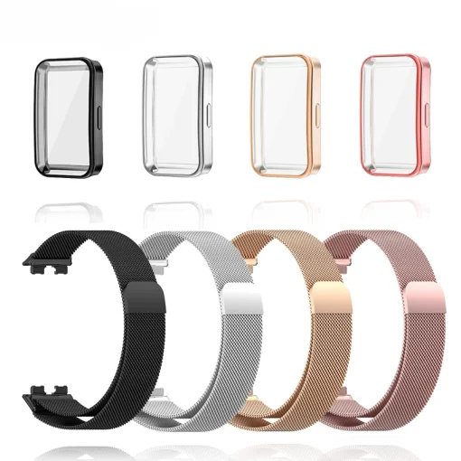 Pulseira de Metal para Huawei Band 8 9