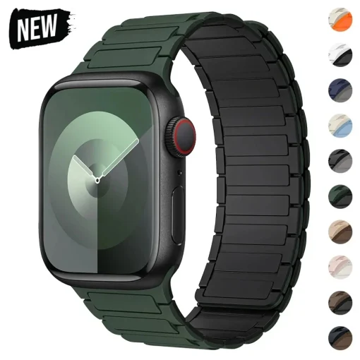 Pulseira magnética para Apple Watch Bands 44mm 40mm