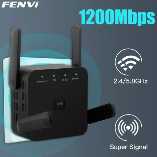 Repetidor de WiFi 1200Mbps AC1200 FENVI 5 GHz