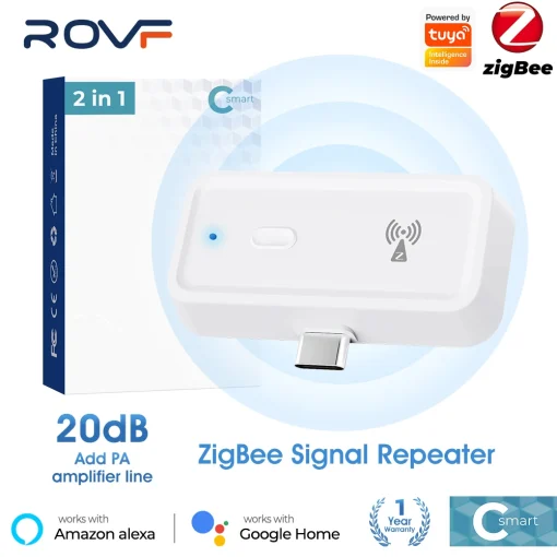 Repetidor de sinal Zigbee sem fio Smart Tuya Tipo C