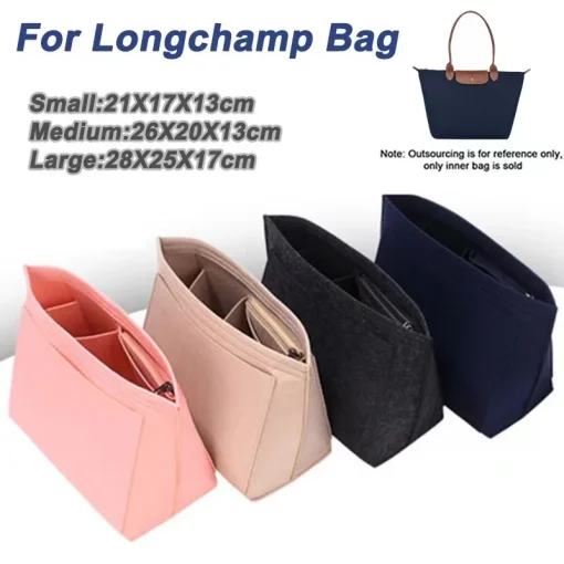 Saco de Inserção em Feltro para Bolsa Longchamp