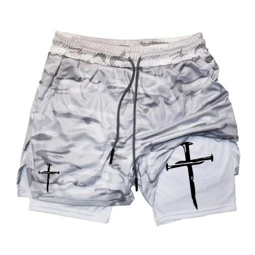 Short esportivo Cross Graphic 2 em 1