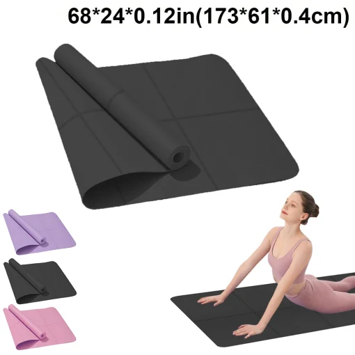 Tapete Yoga Antiderrapante EVA Espuma Conforto Fitness