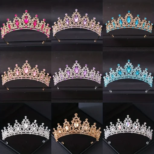 Tiara Cristal para Cabelo de Noiva Tiara de Prata