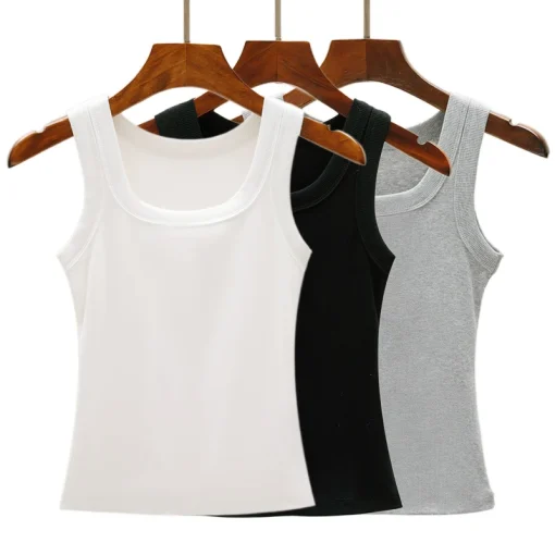 Top regata algodão macio camisola