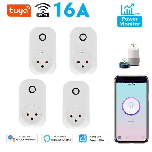 Tuya Smart Socket Tomada Israel 16A