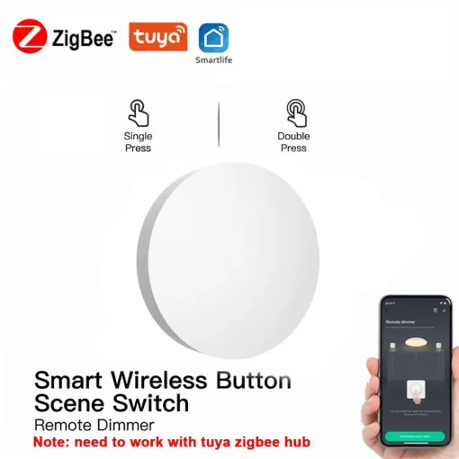 Tuya ZigBee Botão Cena Switch Automação