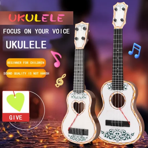 Ukulele Infantil Brinquedo de Entrada para Iniciantes