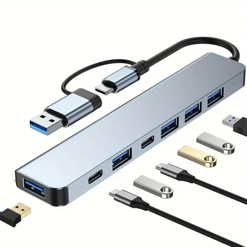 VIENON Hub USB-C 7 em 1 de Alumínio