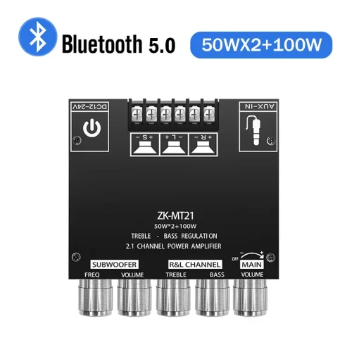 ZK-MT21 Bluetooth 5.0 Placa Amplificadora