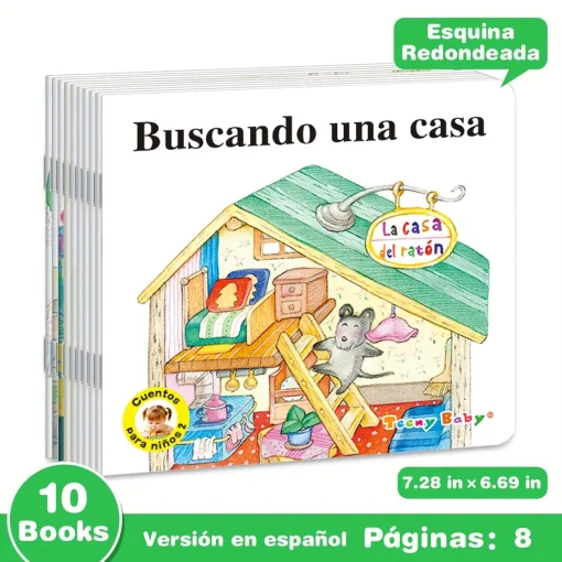 1 Conjunto de 10 Livros Infantis Espanhóis