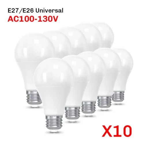 10 Lâmpadas LED 110V E26 E27 E14 120V