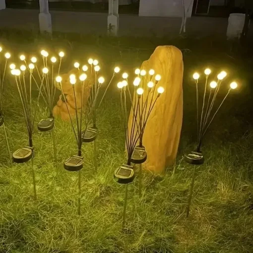 10 Luzes Solar para Jardim, LED Lampião