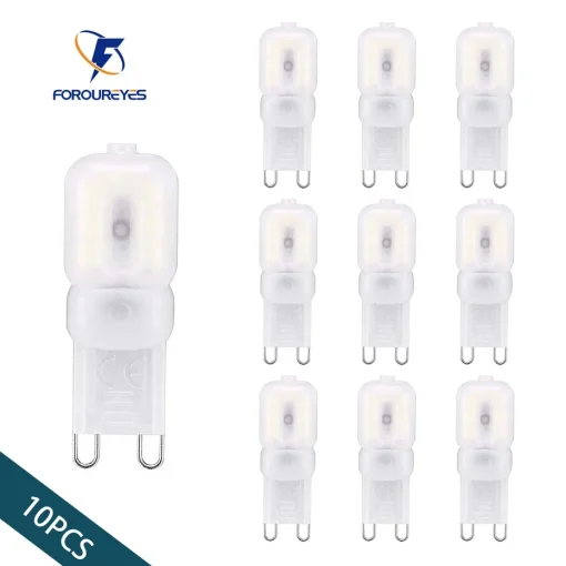 10pcs Lâmpada G9 Led 110V 220V 3W 5W