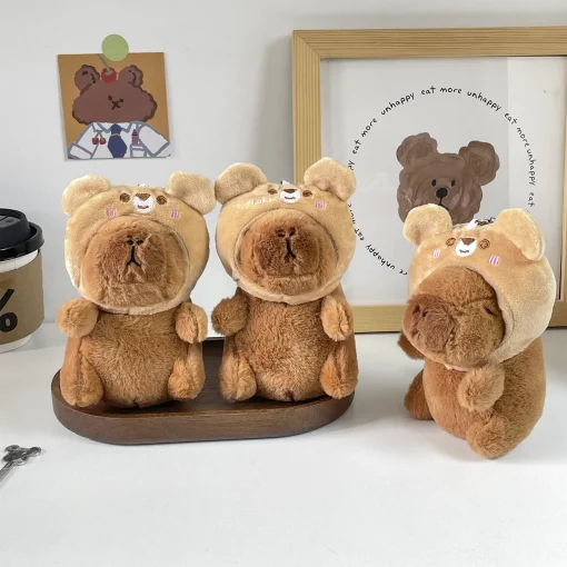 10pcs capivara de pelúcia kawaii