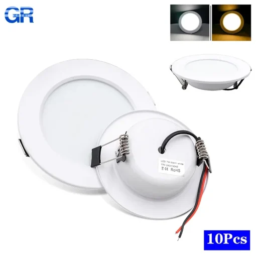 10pcslote Luz Downlight LED 5W