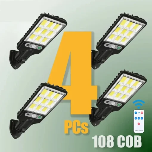 1~4pcs Solar Led