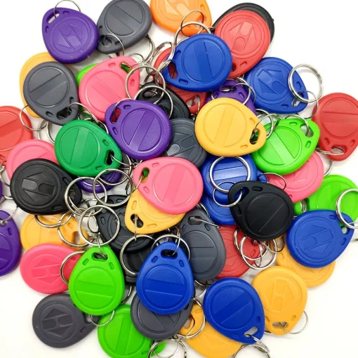 50pcs T5577 Reescrivível 125KHz RFID Key Fob