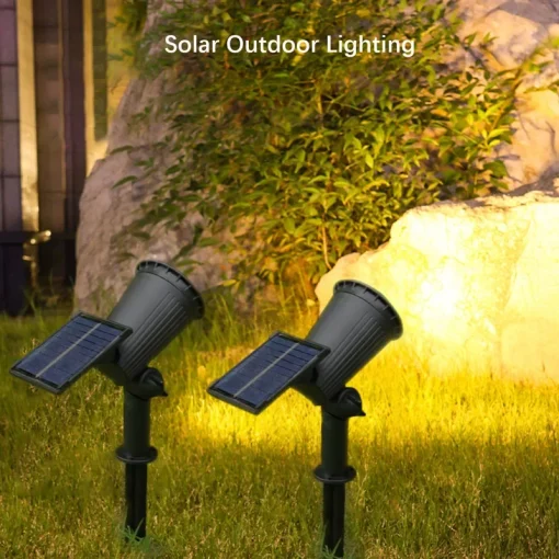 9 LEDs Solar Holofotes Ext