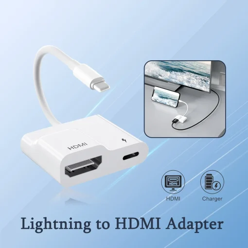 Adaptador AV digital Lightning a HDMI para iPhone 1413iPad