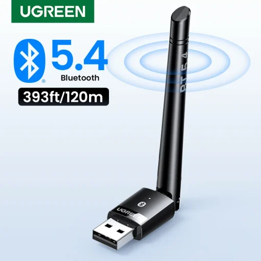 Adaptador Bluetooth 5.35.4, 120M, Dongle, PC