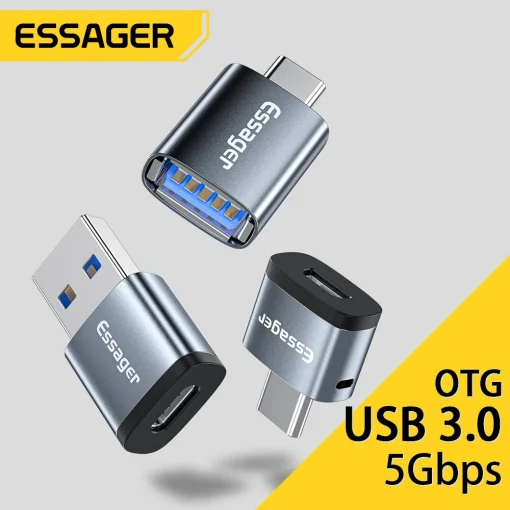 Adaptador Essager Type C para USB 3.0 OTG