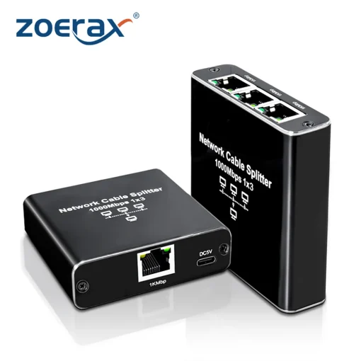 Adaptador Ethernet RJ45 ZoeRax 1 para 234