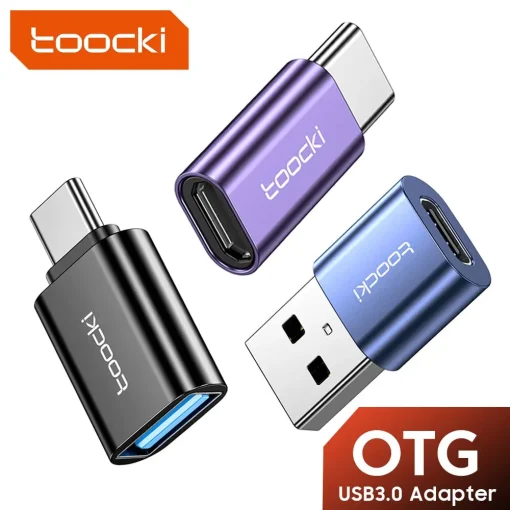 Adaptador Toocki OTG USB 3.0 para tipo C micro para tipo C