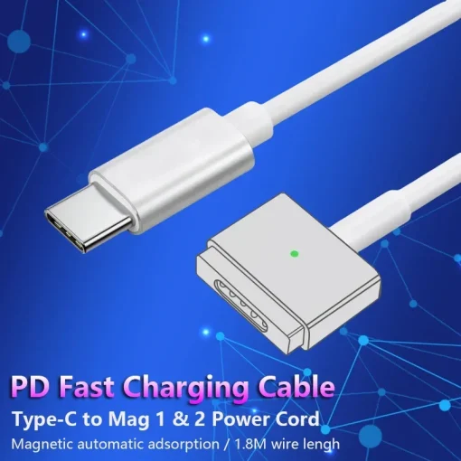 Adaptador USB-C (USB-C) para Magsafe 1 e 2