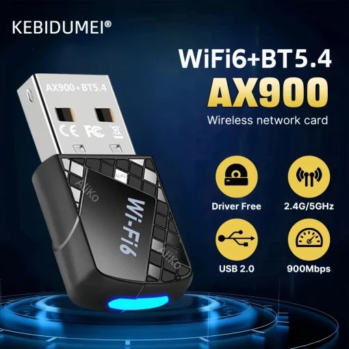 Adaptador USB WiFI 6 de 900Mbps