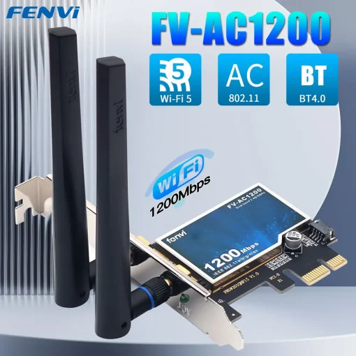 Adaptador Wi-Fi PCI-E Dual Band FENVI AC1200