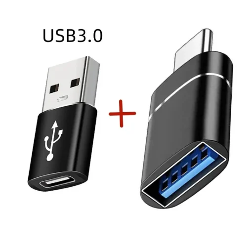 Adaptador carregador OTG USB 3.0 p Tipo C