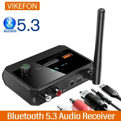 Adaptador de áudio Bluetooth 5.3