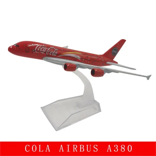 Aeronave Airbus A380 da Cool Airlines em metal fundido