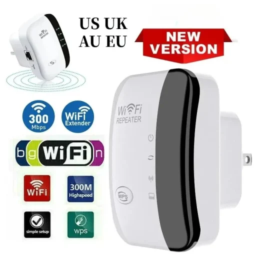 Ampliador de Sinal Wifi 300m UE EUA