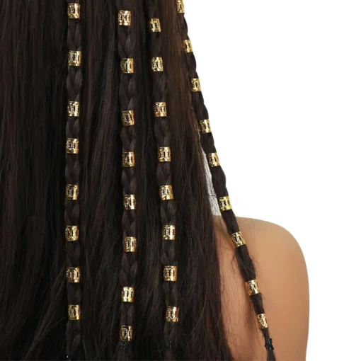 Anéis de cabelo vazados DIY 50100 peças