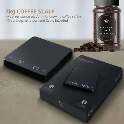 Balança Digital de Café 3kg 0.1s