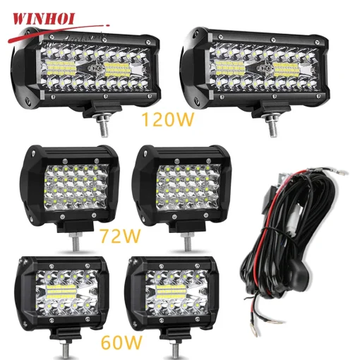 Barra de luz LED para carro 4x4