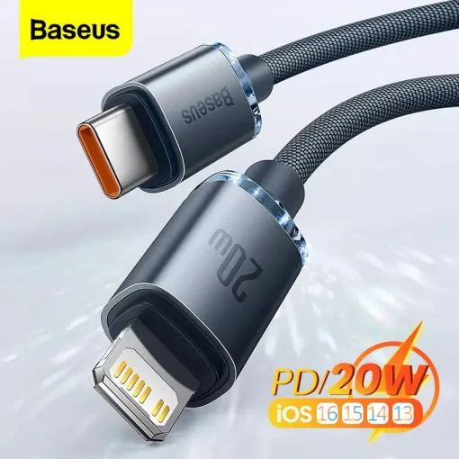 Baseus PD 20W USB Tipo C Cabo Para iPhone