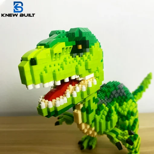 Blocos de Construção Dinossauro T-Rex ou Velociraptor