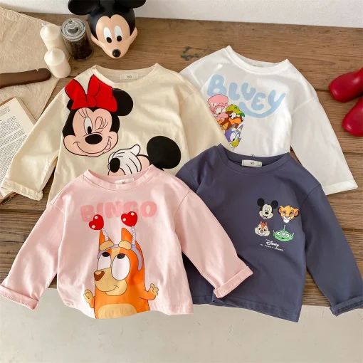 Blusa manga longa infantil da Disney