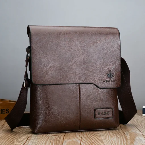 Bolsa Carteiro Vintage de Luxo Masculina