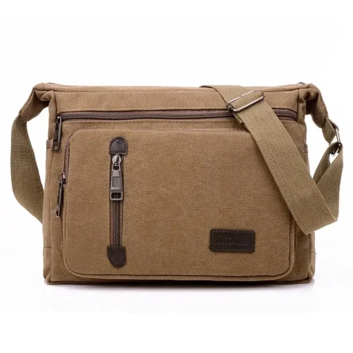 Bolsa Crossbody Casual Retrô Quadrada Multicamadas