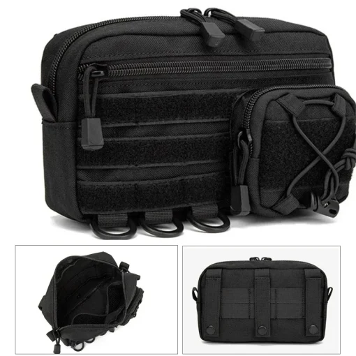 Bolsa EDC Molle 1000D com Vários Bolsos